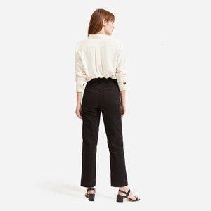 Everlane Straight Leg Pant Black